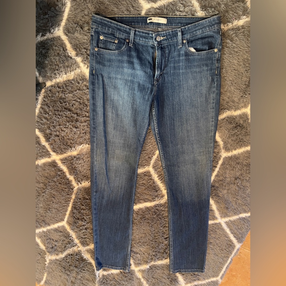 Levi's 518 Superlow Blue Denim Jeans